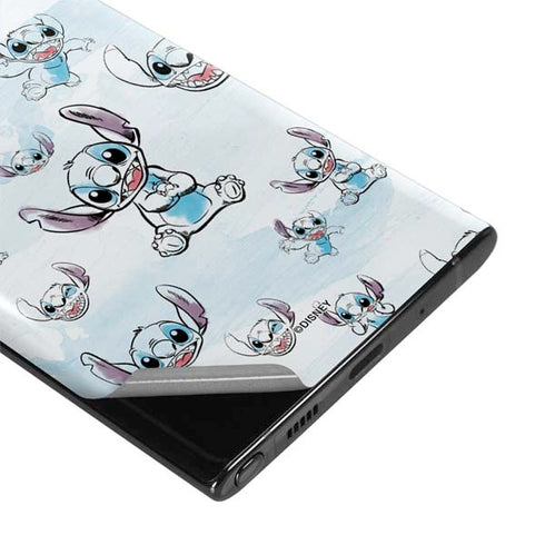 Disney Lilo and Stitch Pattern Galaxy Note 10 Plus Skin