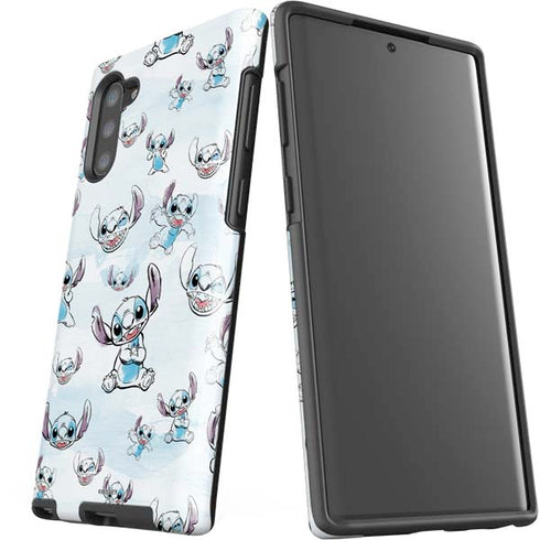 Disney Lilo and Stitch Pattern Galaxy Note 10 Pro Case