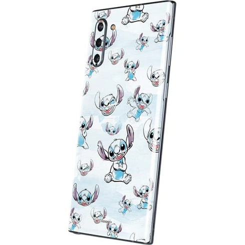 Disney Lilo and Stitch Pattern Galaxy Note 10 Skin