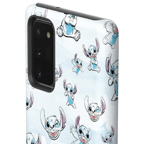 Disney Lilo and Stitch Pattern Galaxy Note20 5G Pro Case