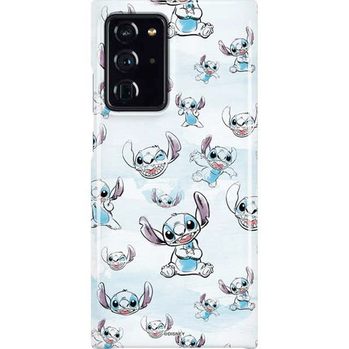 Disney Lilo and Stitch Pattern Galaxy Cases