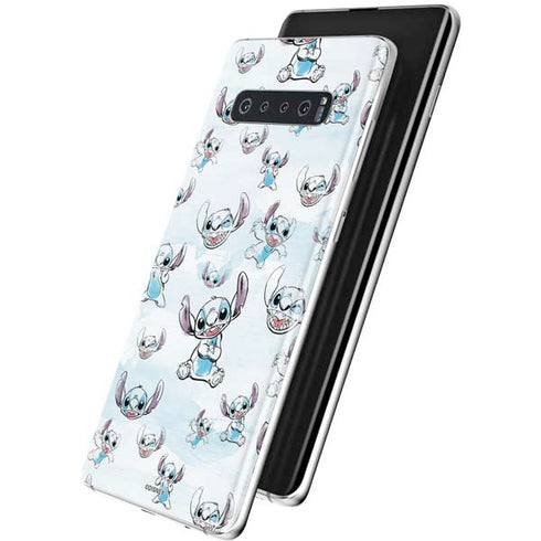 Disney Lilo and Stitch Pattern Galaxy S10 Plus Skin