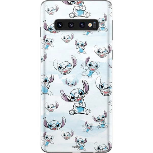 Disney Lilo and Stitch Pattern Galaxy S10 Skin
