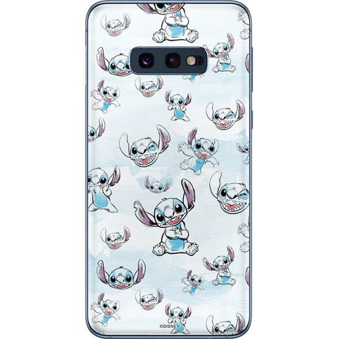 Disney Lilo and Stitch Pattern Galaxy S10e Skin