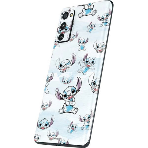 Disney Lilo and Stitch Pattern Galaxy S20 Fan Edition Skin