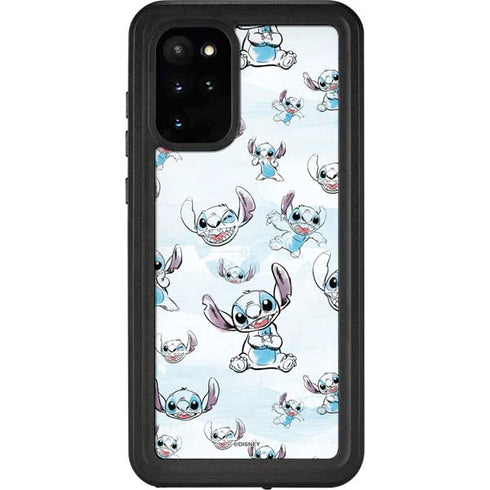 Disney Lilo and Stitch Pattern Galaxy S20 Plus Waterproof Case