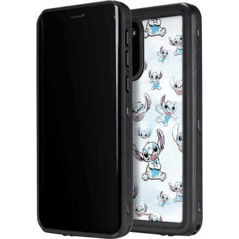 Disney Lilo and Stitch Pattern Galaxy S20 Plus Waterproof Case