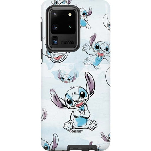 Disney Lilo and Stitch Pattern Galaxy S20 Ultra 5G Pro Case
