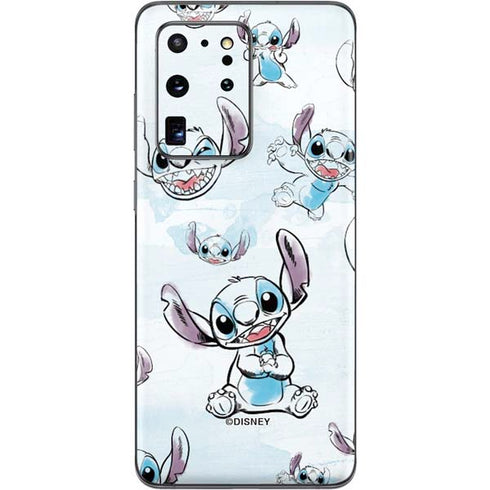 Disney Lilo and Stitch Pattern Galaxy S20 Ultra 5G Skin