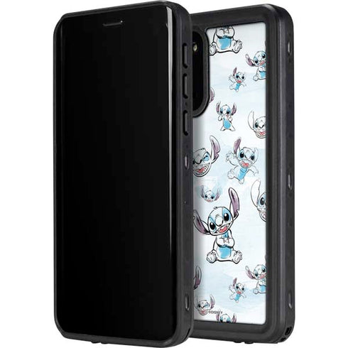 Disney Lilo and Stitch Pattern Galaxy S20 Waterproof Case