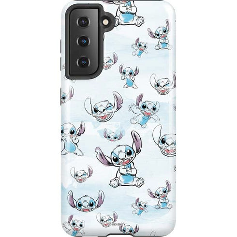 Disney Lilo and Stitch Pattern Galaxy S21 5G Pro Case