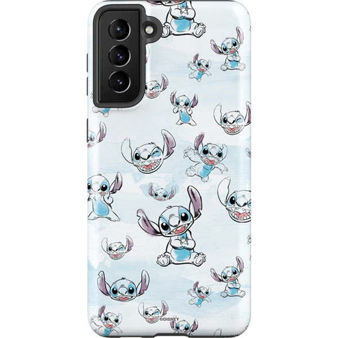Disney Lilo and Stitch Pattern Galaxy S21 FE Pro Case