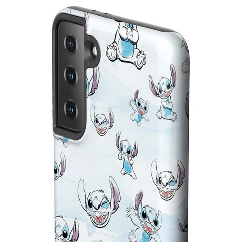 Disney Lilo and Stitch Pattern Galaxy S21 Plus 5G Pro Case