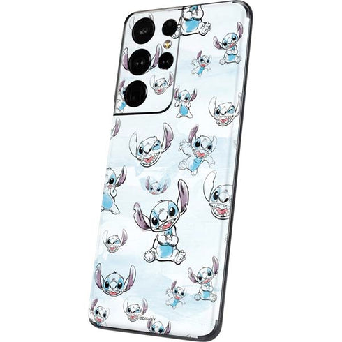 Disney Lilo and Stitch Pattern Galaxy S21 Ultra 5G Skin