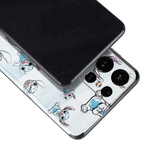 Disney Lilo and Stitch Pattern Galaxy S21 Ultra 5G Skin