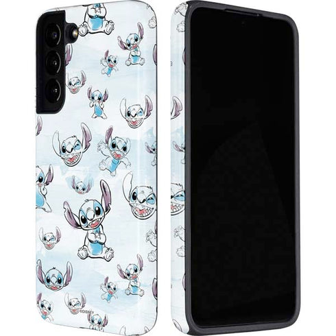 Disney Lilo and Stitch Pattern Galaxy S22 Plus Pro Case