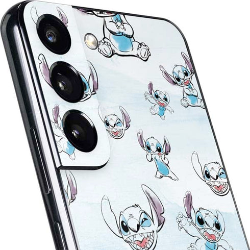Disney Lilo and Stitch Pattern Galaxy S22 Plus Skin