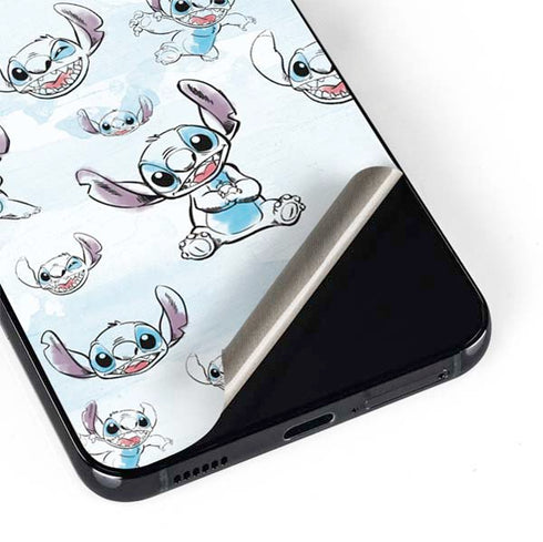 Disney Lilo and Stitch Pattern Galaxy S22 Plus Skin