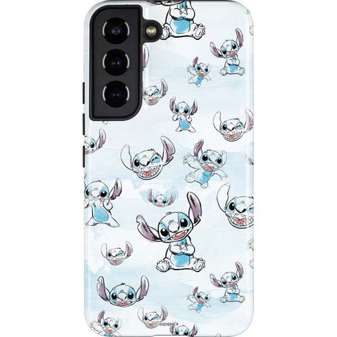 Disney Lilo and Stitch Pattern Galaxy S22 Pro Case