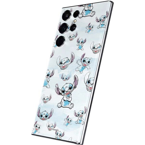Disney Lilo and Stitch Pattern Galaxy S22 Ultra Skin