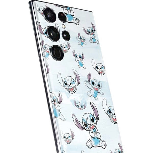 Disney Lilo and Stitch Pattern Galaxy S22 Ultra Skin