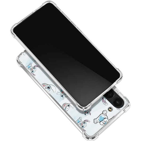 Disney Lilo and Stitch Pattern Galaxy S23 Clear Case