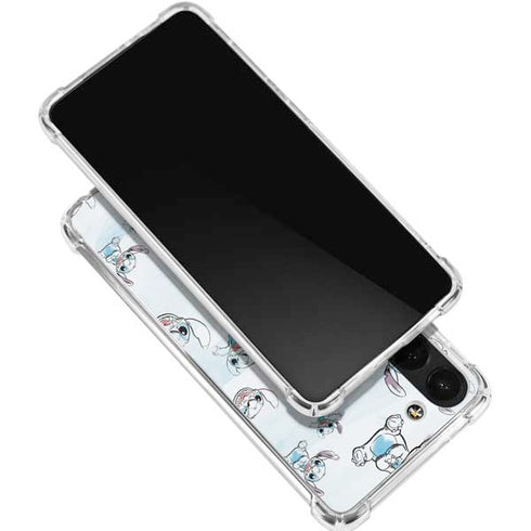Disney Lilo and Stitch Pattern Galaxy S23 FE Clear Case
