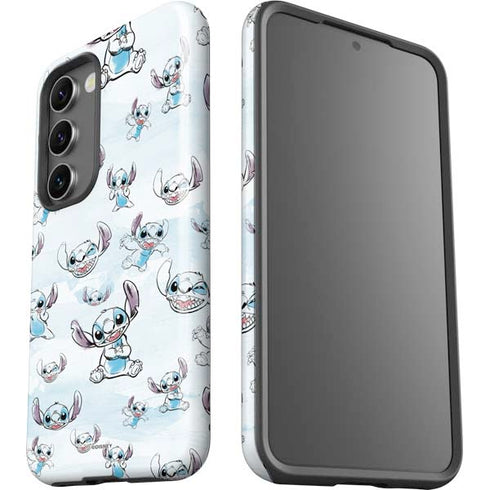 Disney Lilo and Stitch Pattern Galaxy S23 Plus Pro Case