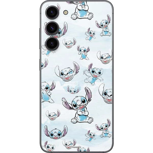 Disney Lilo and Stitch Pattern Galaxy S23 Plus Skin