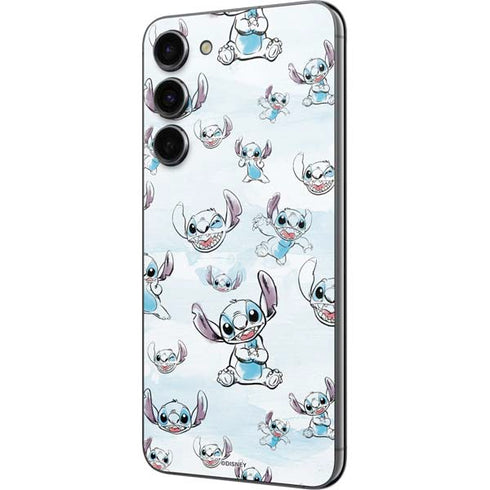Disney Lilo and Stitch Pattern Galaxy S23 Plus Skin