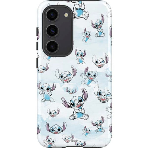 Disney Lilo and Stitch Pattern Galaxy S23 Pro Case