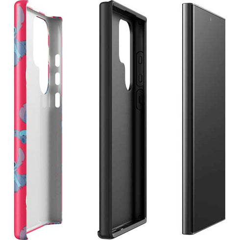 Disney Lilo and Stitch Character Pattern Galaxy S23 Ultra Pro Case