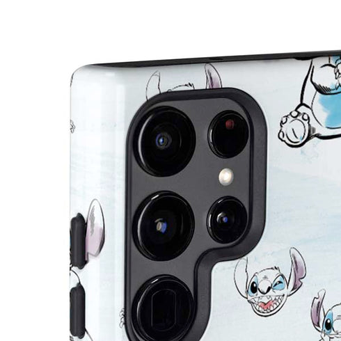 Disney Lilo and Stitch Pattern Galaxy S23 Ultra Pro Case