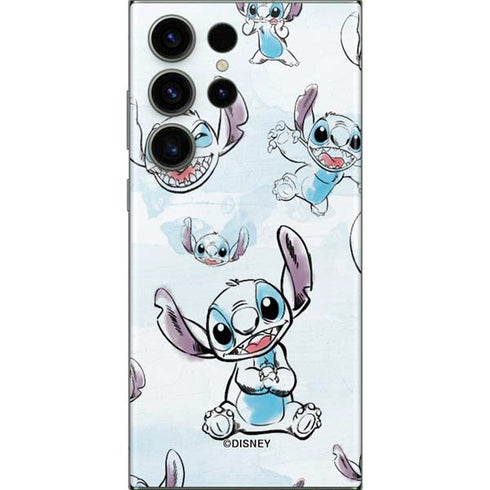 Disney Lilo and Stitch Pattern Galaxy Skins