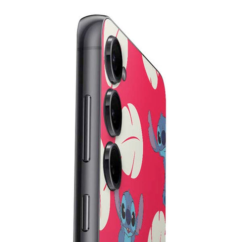 Disney Lilo and Stitch Character Pattern Galaxy S25 Plus Skin