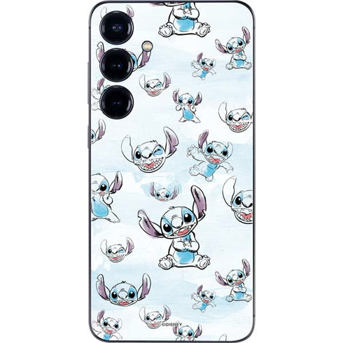 Disney Lilo and Stitch Pattern Galaxy S24 Skin