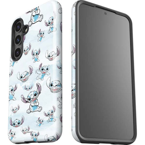 Disney Lilo and Stitch Pattern Galaxy S25 Plus Impact Case
