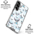 Disney Lilo and Stitch Pattern Galaxy S26 Clear Case