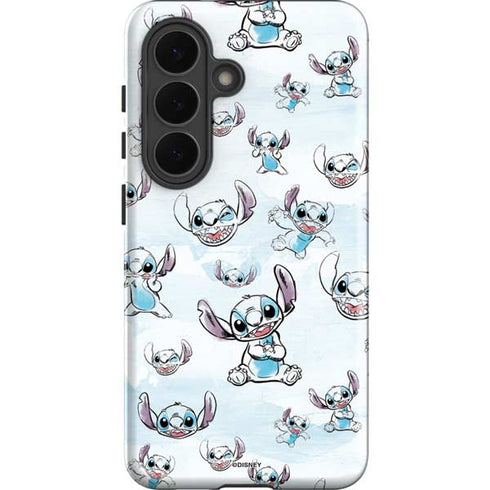 Disney Lilo and Stitch Pattern Galaxy S26 Impact Case