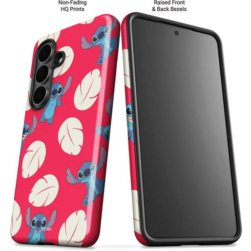 Disney Lilo and Stitch Character Pattern Galaxy S26 Plus Impact Case