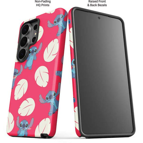 Disney Lilo and Stitch Character Pattern Galaxy S26 Ultra Impact Case