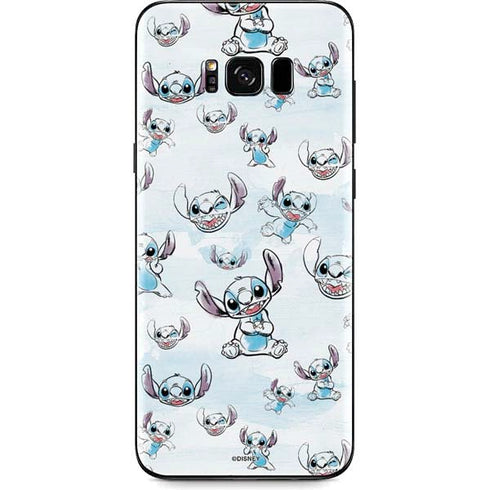 Disney Lilo and Stitch Pattern Galaxy S8 Skin