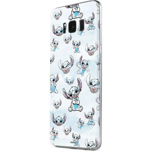Disney Lilo and Stitch Pattern Galaxy S8 Skin