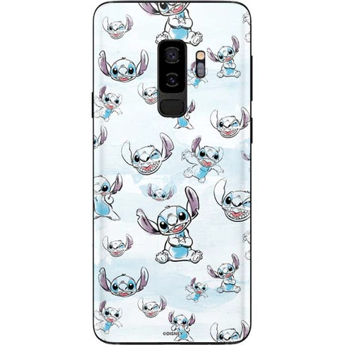 Disney Lilo and Stitch Pattern Galaxy S9 Plus Skin