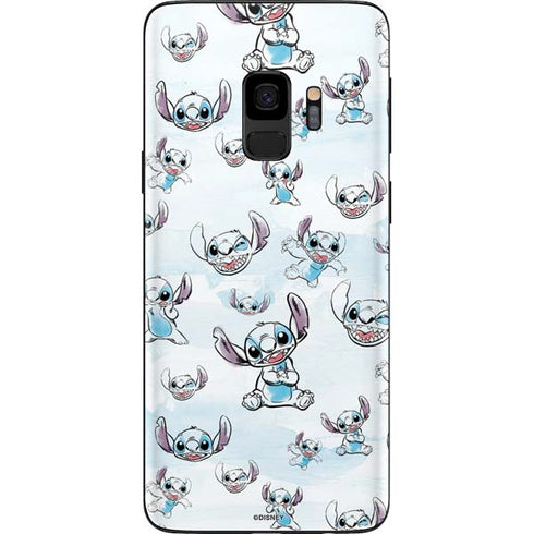Disney Lilo and Stitch Pattern Galaxy S9 Skin