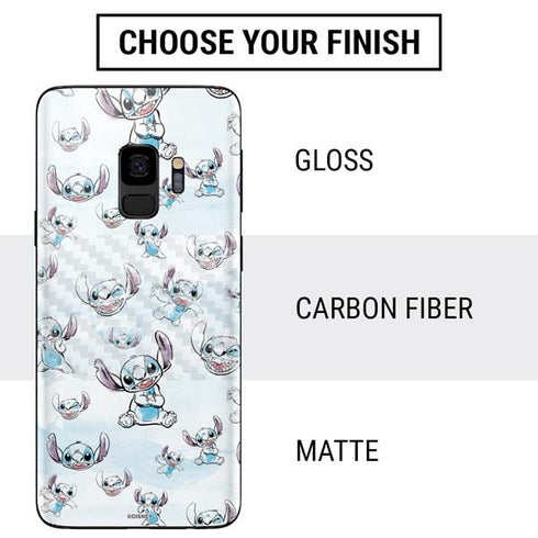 Disney Lilo and Stitch Pattern Galaxy S9 Skin