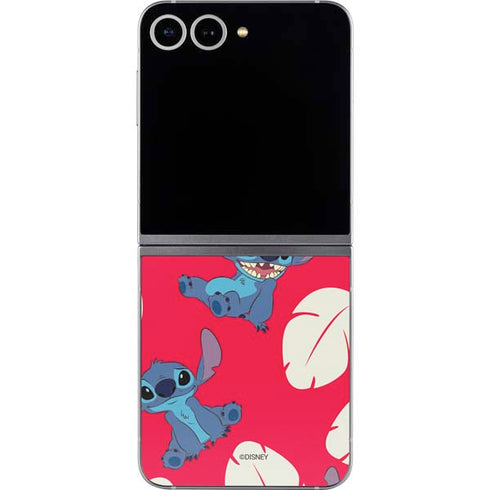 Disney Lilo and Stitch Character Pattern Galaxy Z Flip6 Skin