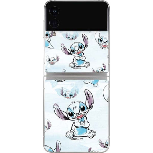 Disney Lilo and Stitch Pattern Galaxy Z Flip3 5G Skin