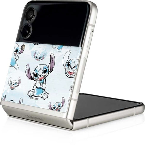 Disney Lilo and Stitch Pattern Galaxy Z Flip3 5G Skin