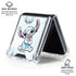 Disney Lilo and Stitch Pattern Galaxy Z Flip6 Clear Case